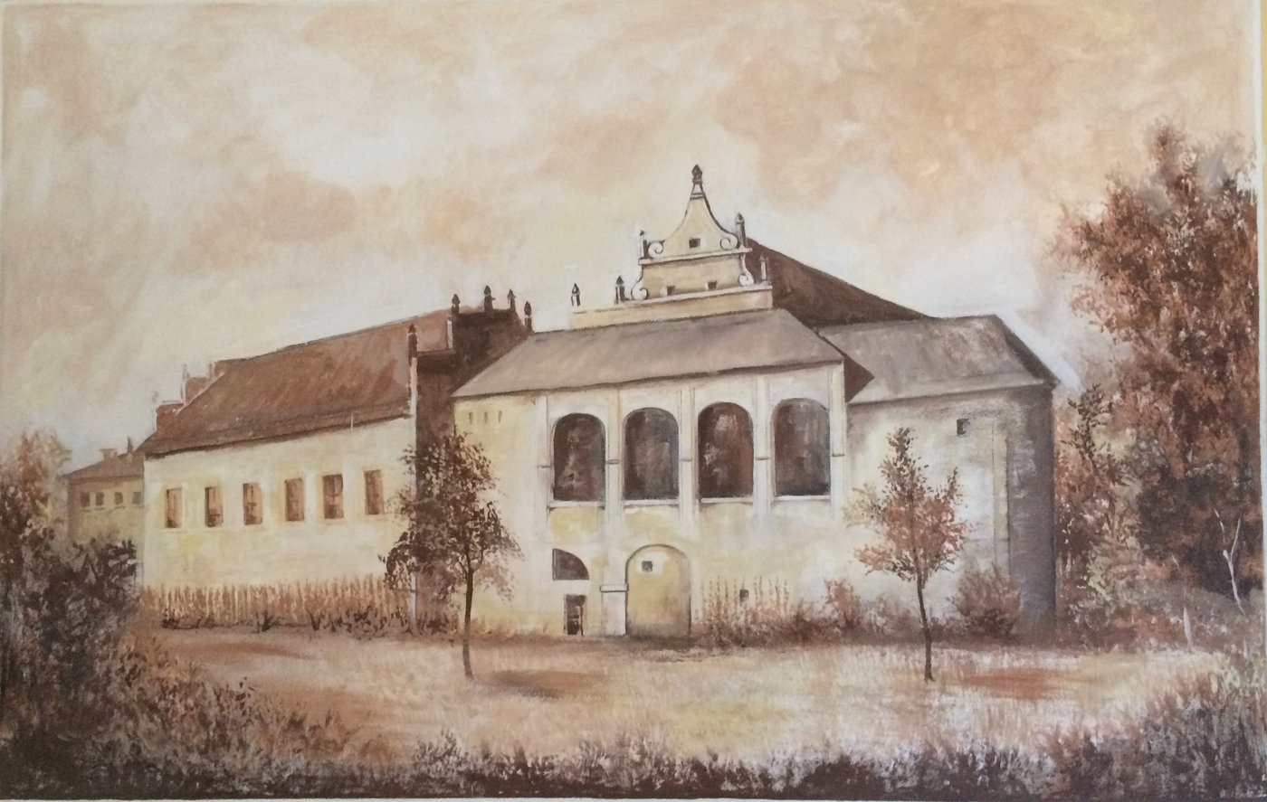 Historická malba zámku Mokrosuky